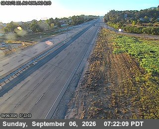 US-101 : at Rowland Bl live camera view