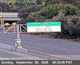 US-101 : at Mathilda Ave live camera view