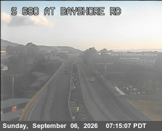 I-680 : at Bayshore Rd live camera view