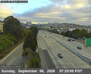 US-101 : at 3rd Bayshore live camera view