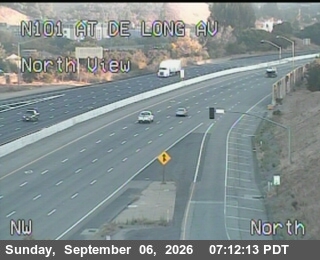 US-101 : at De Long Ave live camera view