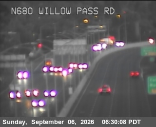 I-680 : AT WILLOW PASS RD on-s-diag live camera view