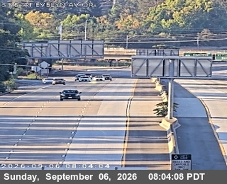SR-85 : at Evelyn Av OR live camera view