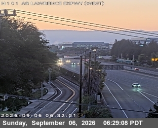 US-101 : at Lawrence Expressway live camera view