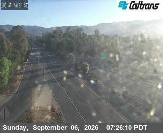 US-101 : Marsh Street live camera view