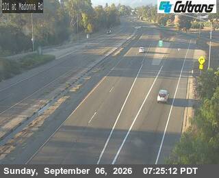 US-101 : Madonna Road live camera view