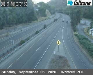 US-101 : Monterey Street live camera view