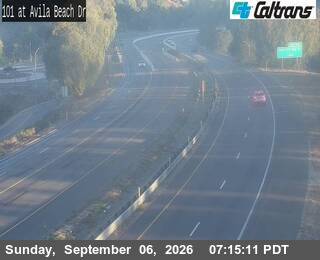 US-101 : Avila Beach Drive live camera view