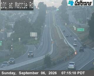 US-101 : Mattie Road live camera view
