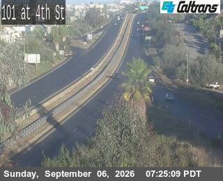US-101 : 4th Street live camera view