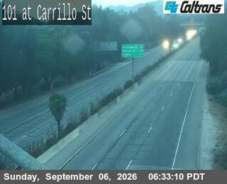 US-101 : Carrillo Street live camera view