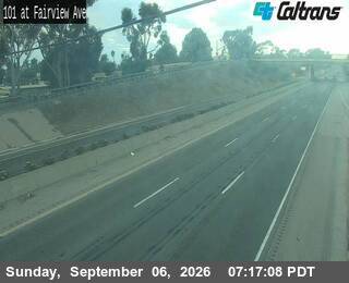US-101 : Fairview Avenue live camera view