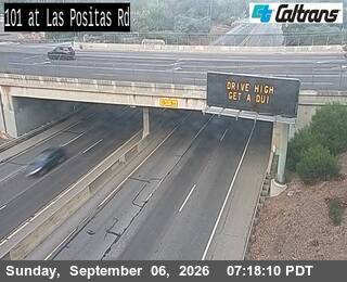 US-101 : Las Positas Road live camera view