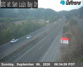 US-101 : San Luis Bay Drive live camera view