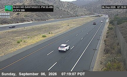 SR-241 : (299) 1700 Meters North of Santiago 2 Canyon Road Overcross live camera view