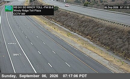 SR-241 : (302) 920 Meters South of Windy Toll Plaza live camera view