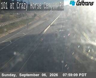 US-101 : Crazy Horse Canyon Rd live camera view