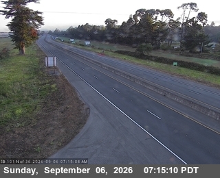US-101 : North Of SR-36 - Looking North (C003) live camera view