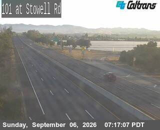 US-101 : Stowell Rd live camera view