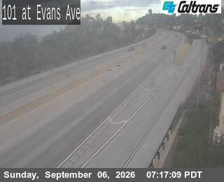 US-101 : Evans Avenue live camera view