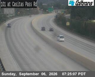 US-101 : South of Casitas Pass Road live camera view