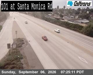 US-101 : Santa Monica Road live camera view