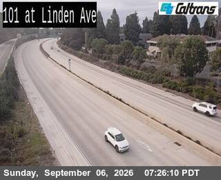 US-101 : Linden Avenue live camera view