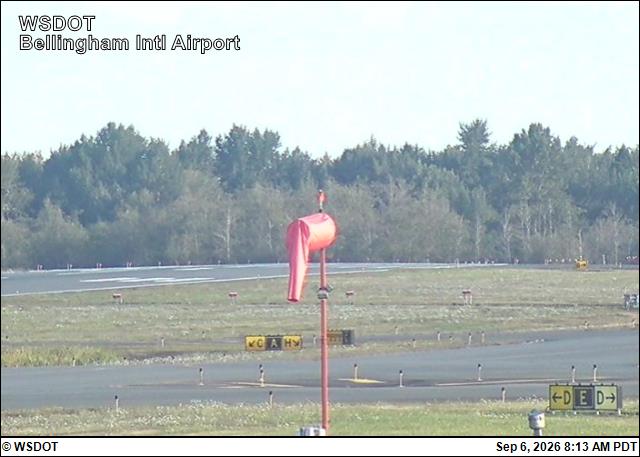 Bellingham International Airport live camera view