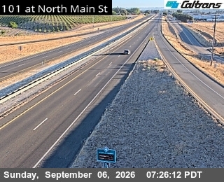 US-101 : North Main St - Theater Dr live camera view