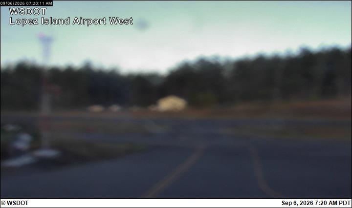 Lopez Island Airport West live camera view