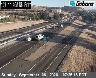 US-101 : SR-46 West Offramp live camera view