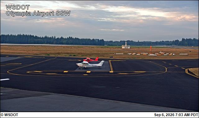Olympia Regional Airport South Southwest live camera view