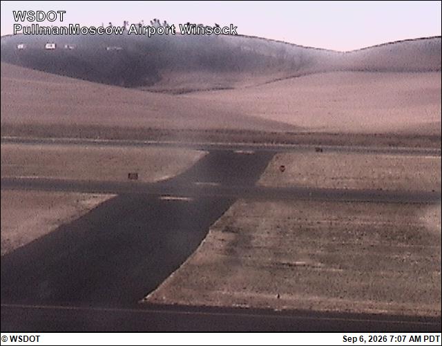 Pullman-Moscow Regional Airport Windsock live camera view