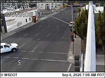 2nd / Monroe (Spokane) live camera view