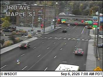 3rd / Maple (Spokane) live camera view