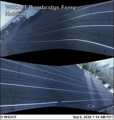 WSF Bainbridge Ferry Holding live camera view