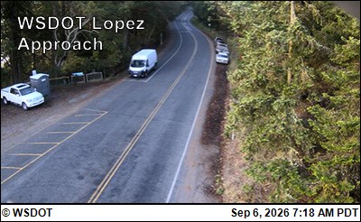 WSF Lopez Ferry Approach live camera view