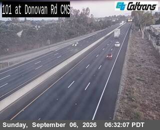 US-101 : North of Donovan Rd live camera view
