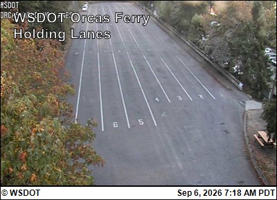 WSF Orcas Ferry Holding live camera view