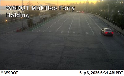 WSF Mukilteo Holding live camera view