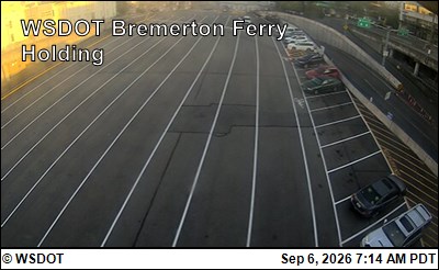 WSF Bremerton Ferry Holding live camera view