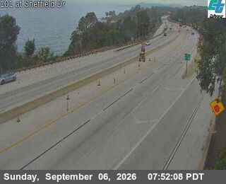 US-101 : Sheffield Drive live camera view