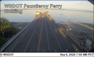 WSF Fauntleroy Ferry Holding live camera view