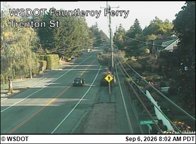 WSF Fauntleroy Trenton St looking North live camera view