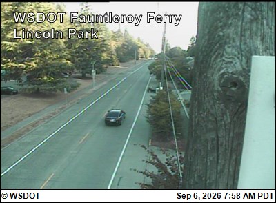 WSF Fauntleroy Lincoln Park looking North live camera view