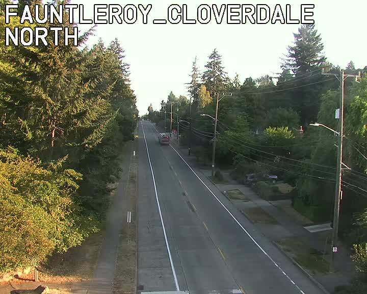 WSF Fauntleroy Way and Cloverdale St. live camera view