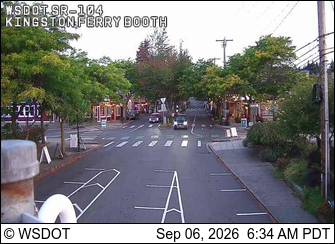 WSF Kingston SR 104 at Toll Booths live camera view