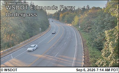WSF Edmonds Underpass live camera view