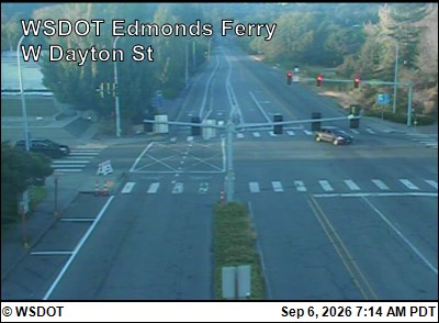 WSF Edmonds W Dayton St live camera view