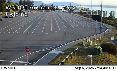 WSF Anacortes Ferry Holding live camera view